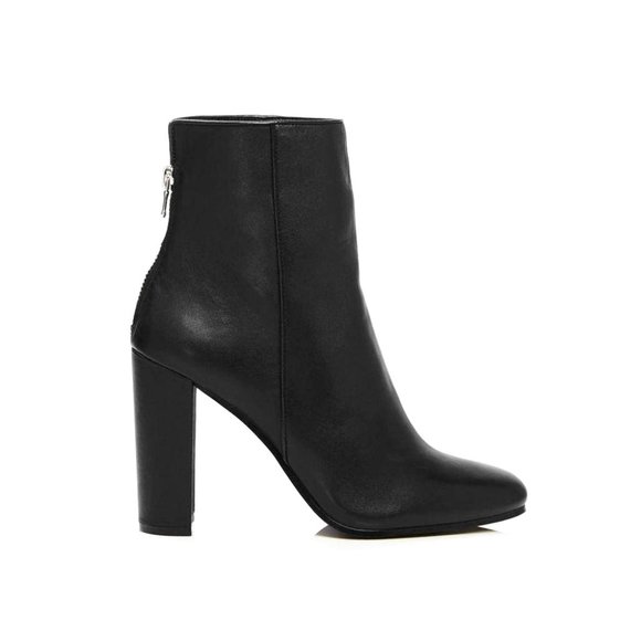 Aqua Shoes - AQUA Women's Soren Black Block Heel Booties